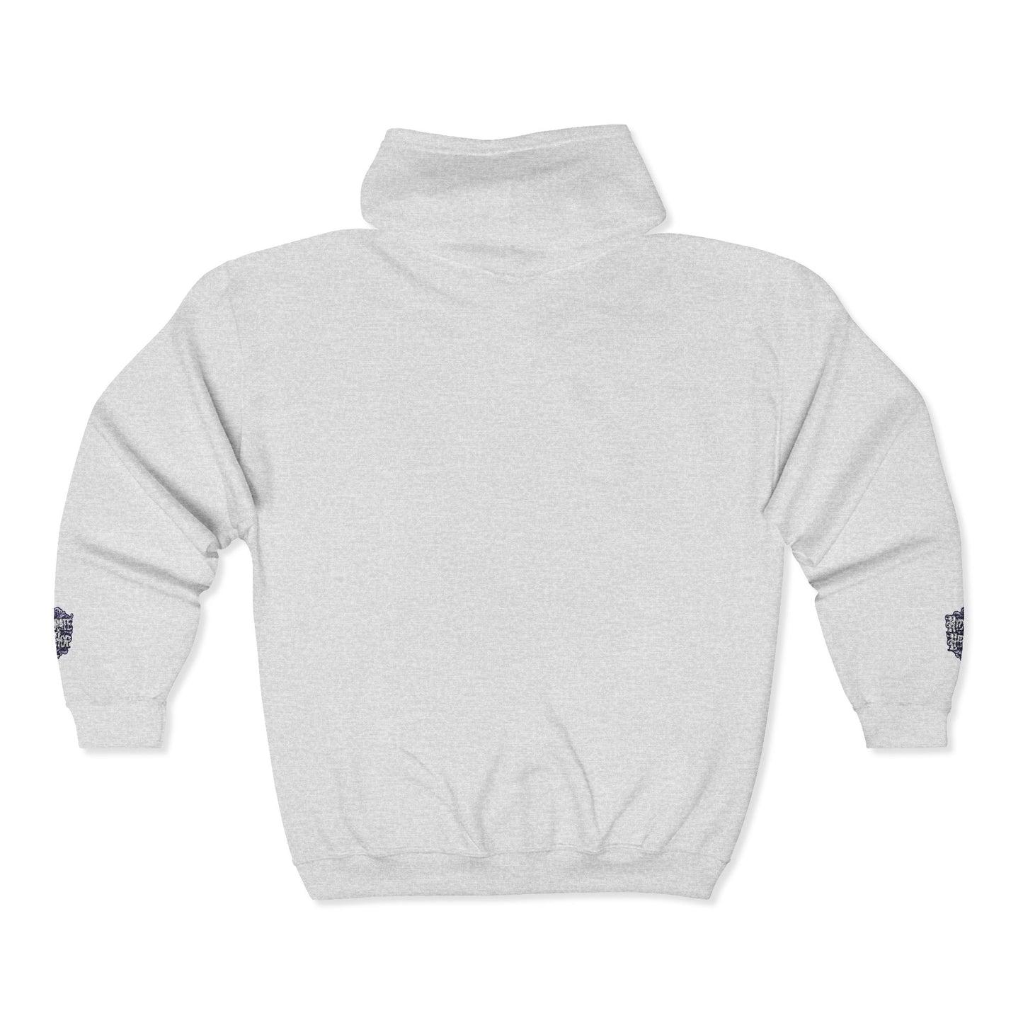 Original Soul Zip Hoodie — Minimal Embroidered Full-Zip Sweatshirt