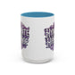 Hydrate Hip Hop Accent Coffee Mug — Purple Typography Tea & Coffee Cup (11/15oz)