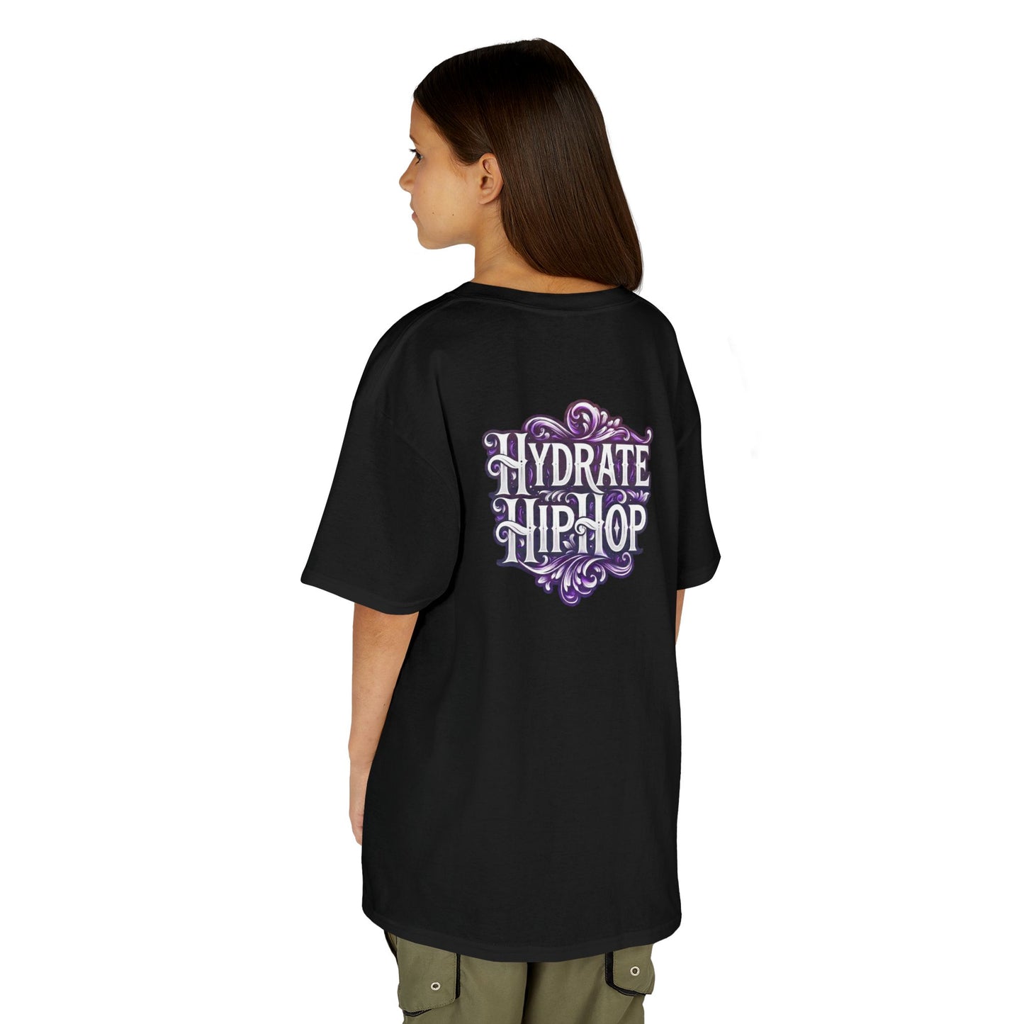 Kids Tee — "Original Soul" Front, "Hydrate Hip-Hop" Back Artistic Graphic