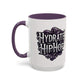 Hydrate Hip Hop Accent Coffee Mug – Retro Script Beverage Cup (11/15oz)