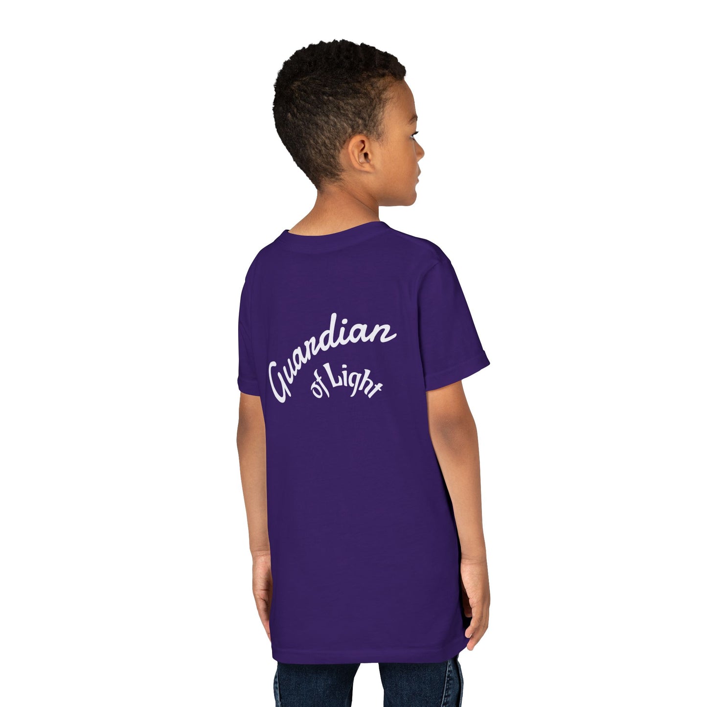 Youth Tee — Guardian of Light Fantasy Sword Graphic