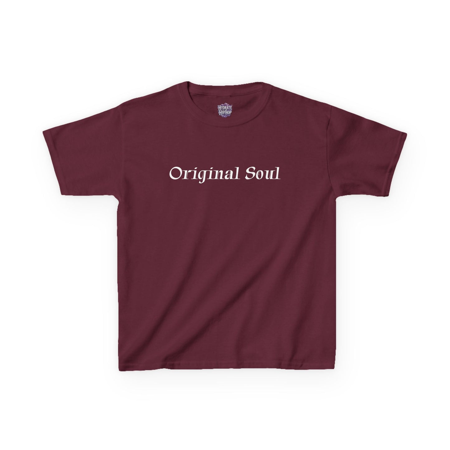 Kids Tee — "Original Soul" Front, "Hydrate Hip-Hop" Back Artistic Graphic