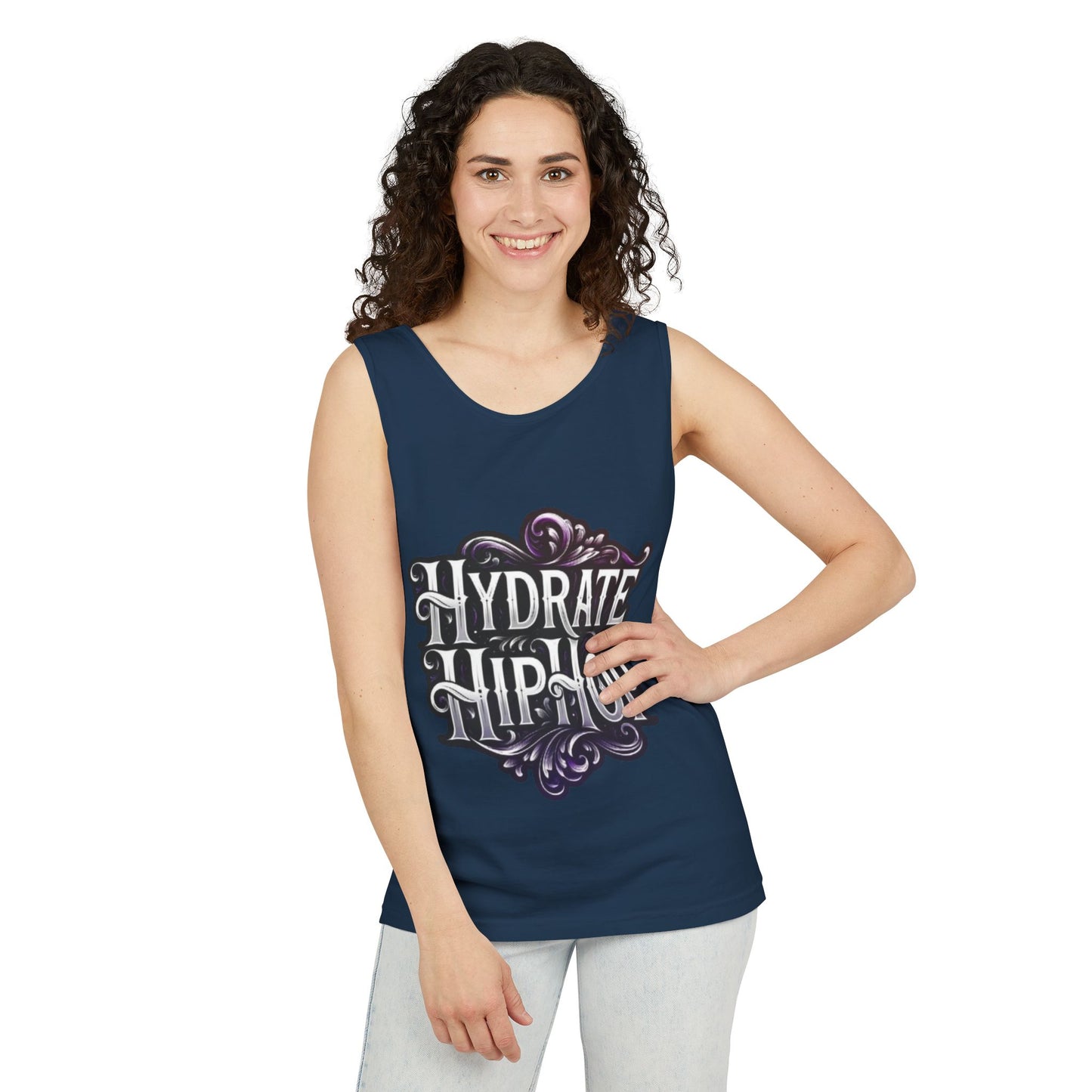 Hydrate Hip Hop Tank Top – Vintage Script Fitness & Streetwear Tee