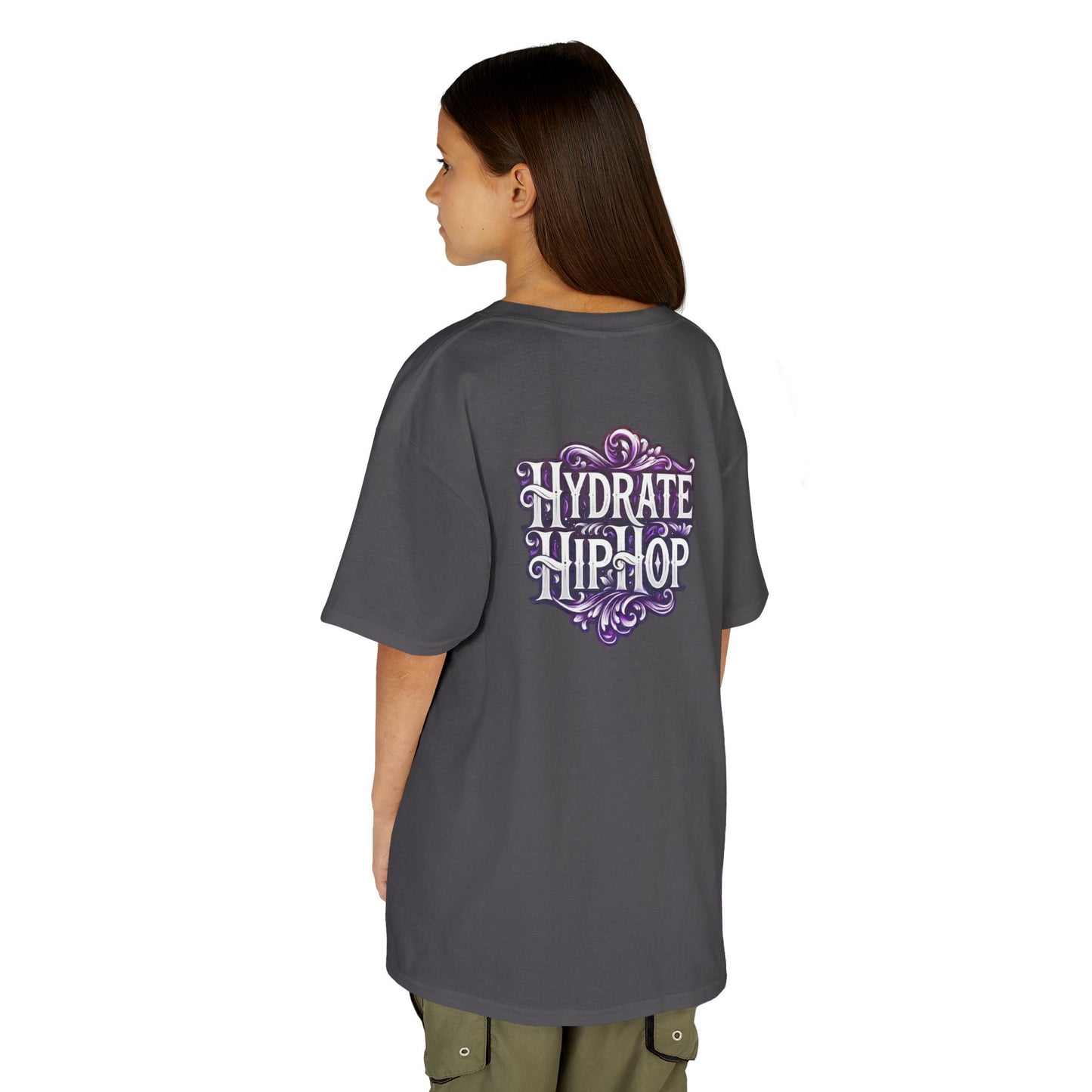 Kids Tee — "Original Soul" Front, "Hydrate Hip-Hop" Back Artistic Graphic