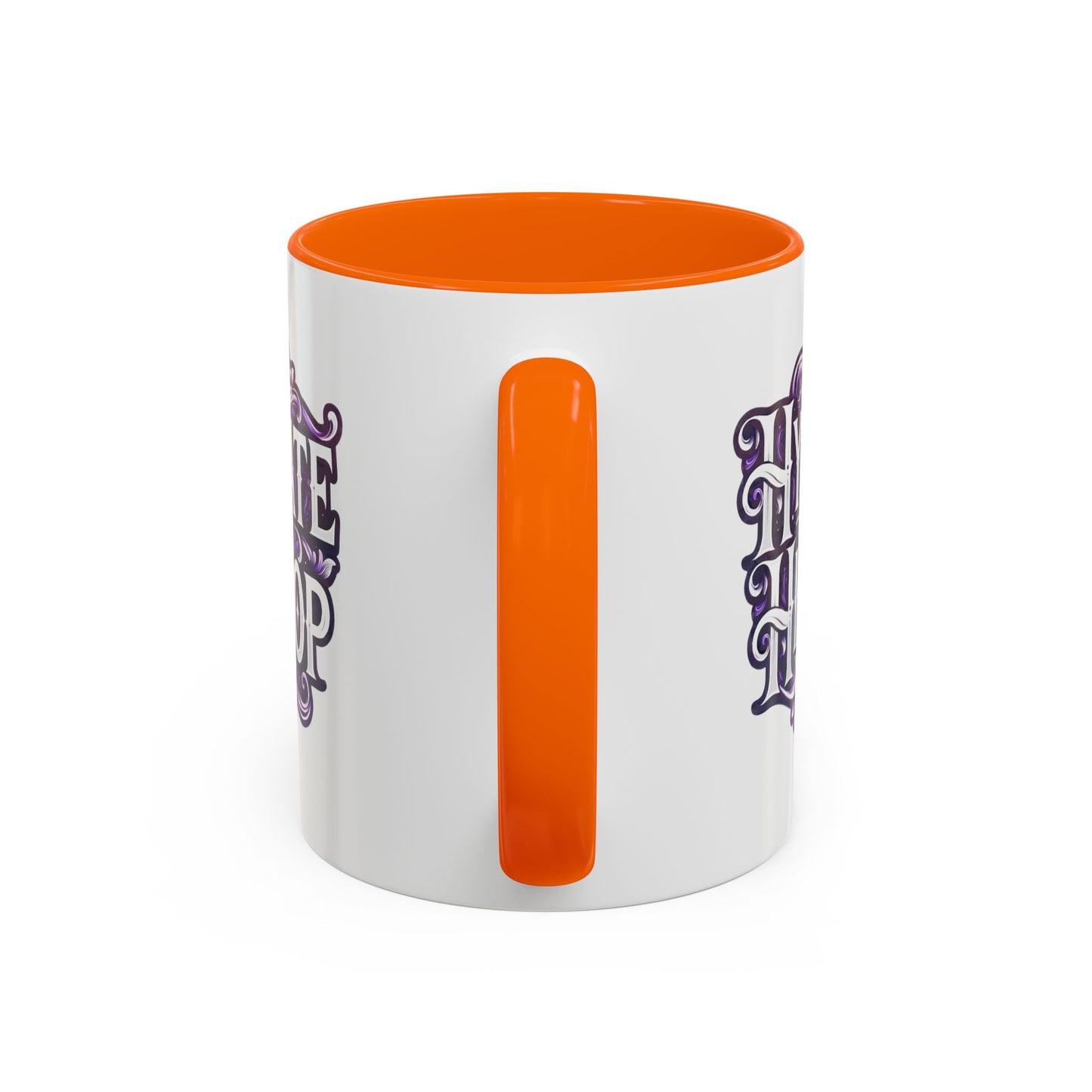Hydrate Hip Hop Accent Coffee Mug — Purple Typography Tea & Coffee Cup (11/15oz)