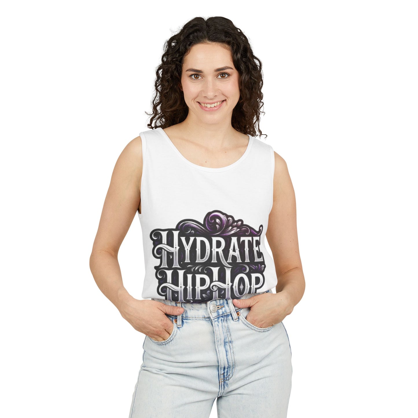 Hydrate Hip Hop Tank Top – Vintage Script Fitness & Streetwear Tee