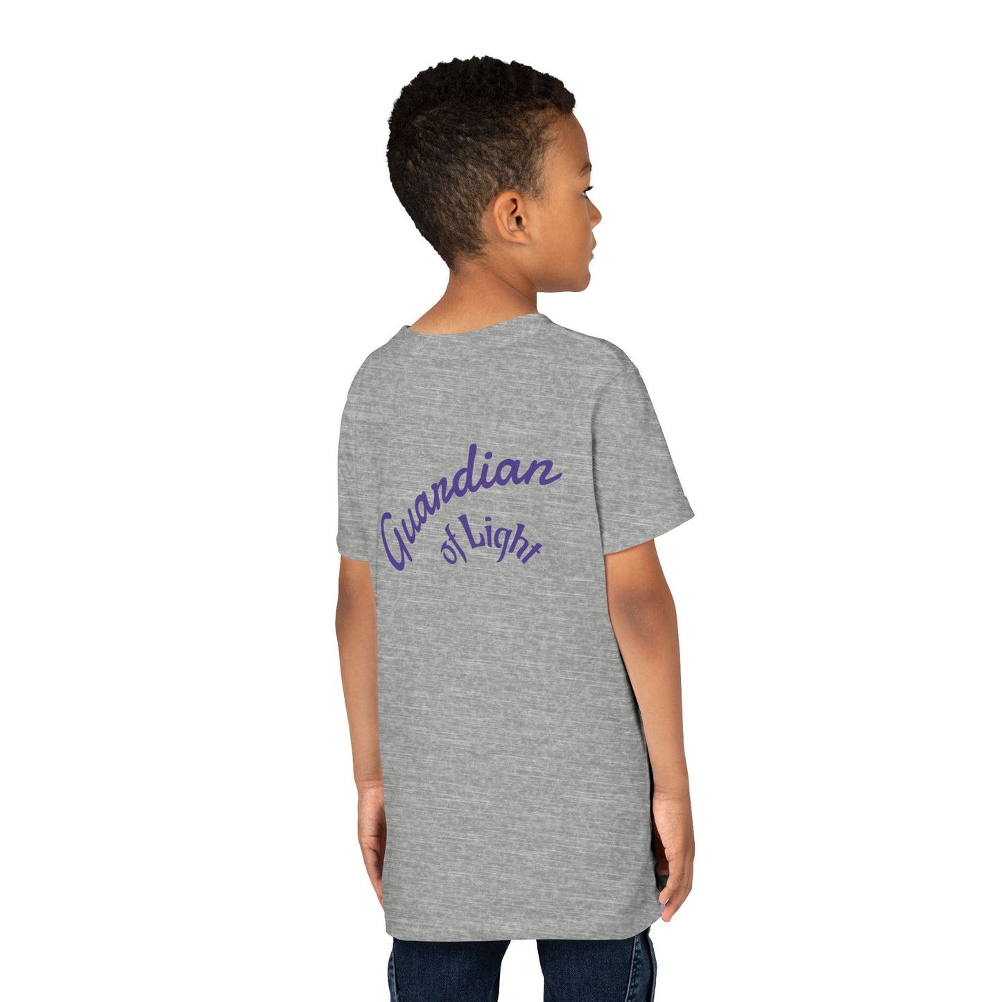 Youth Tee — Guardian of Light Fantasy Sword Graphic