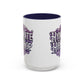 Hydrate Hip Hop Accent Coffee Mug — Purple Typography Tea & Coffee Cup (11/15oz)