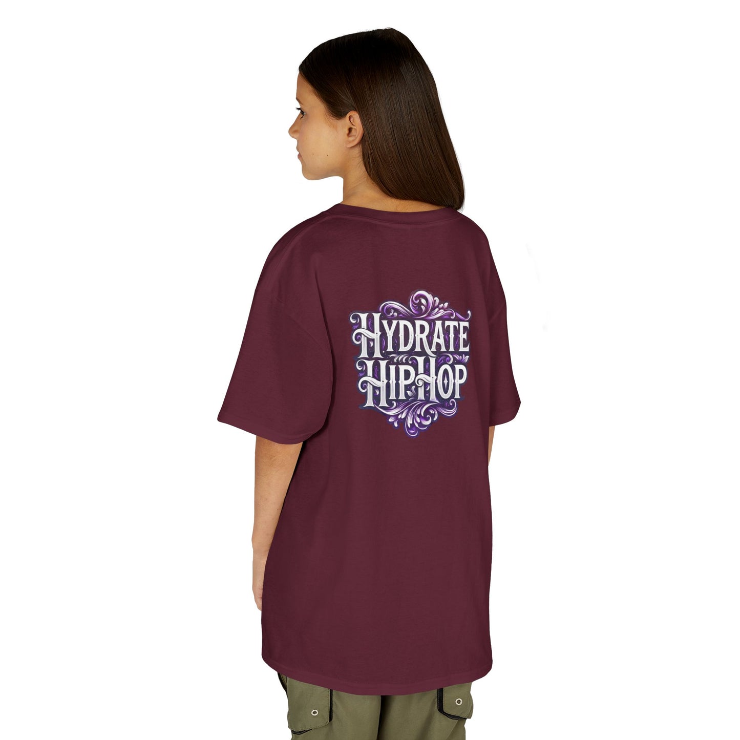 Kids Tee — "Original Soul" Front, "Hydrate Hip-Hop" Back Artistic Graphic