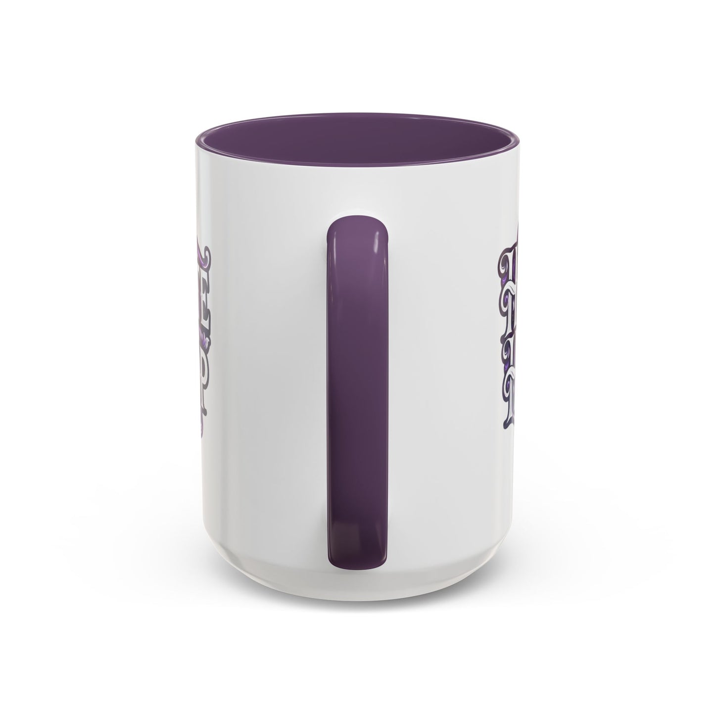 Hydrate Hip Hop Accent Coffee Mug — Purple Typography Tea & Coffee Cup (11/15oz)