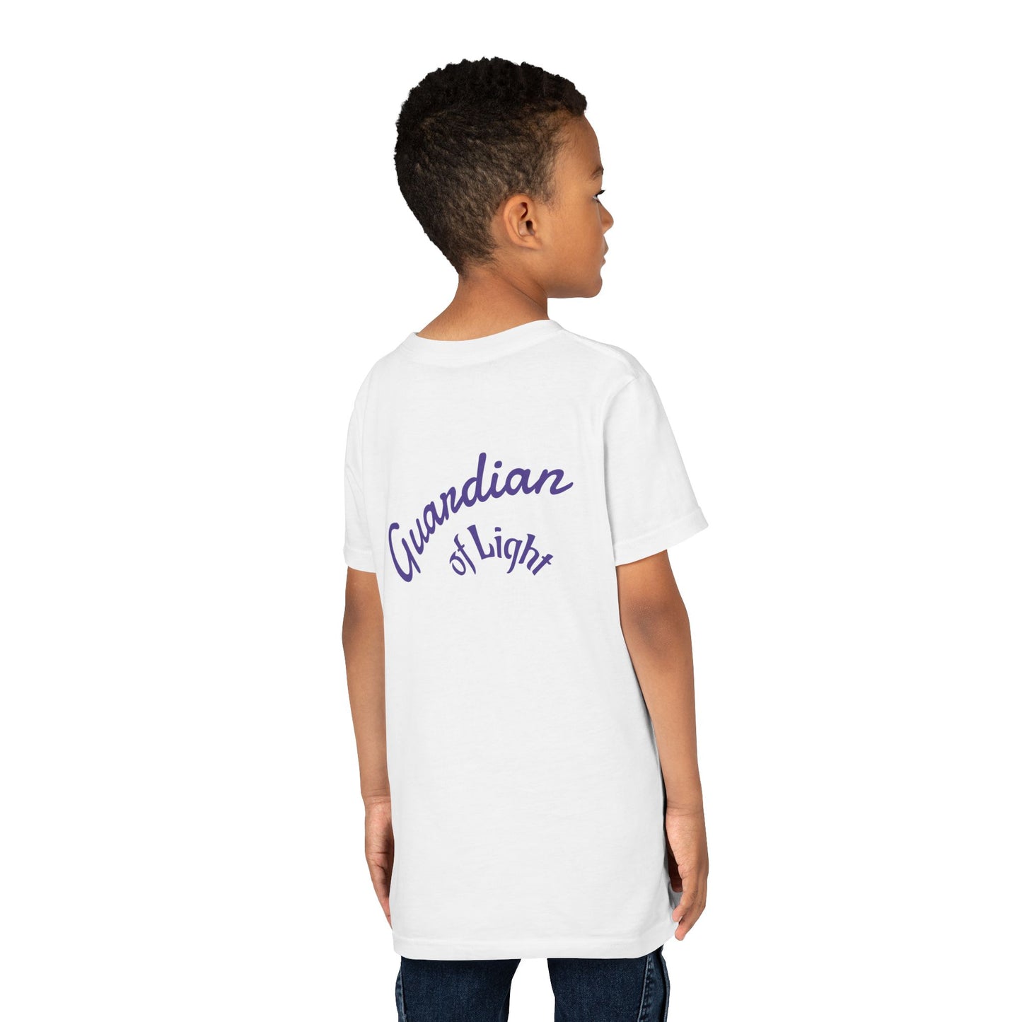Youth Tee — Guardian of Light Fantasy Sword Graphic