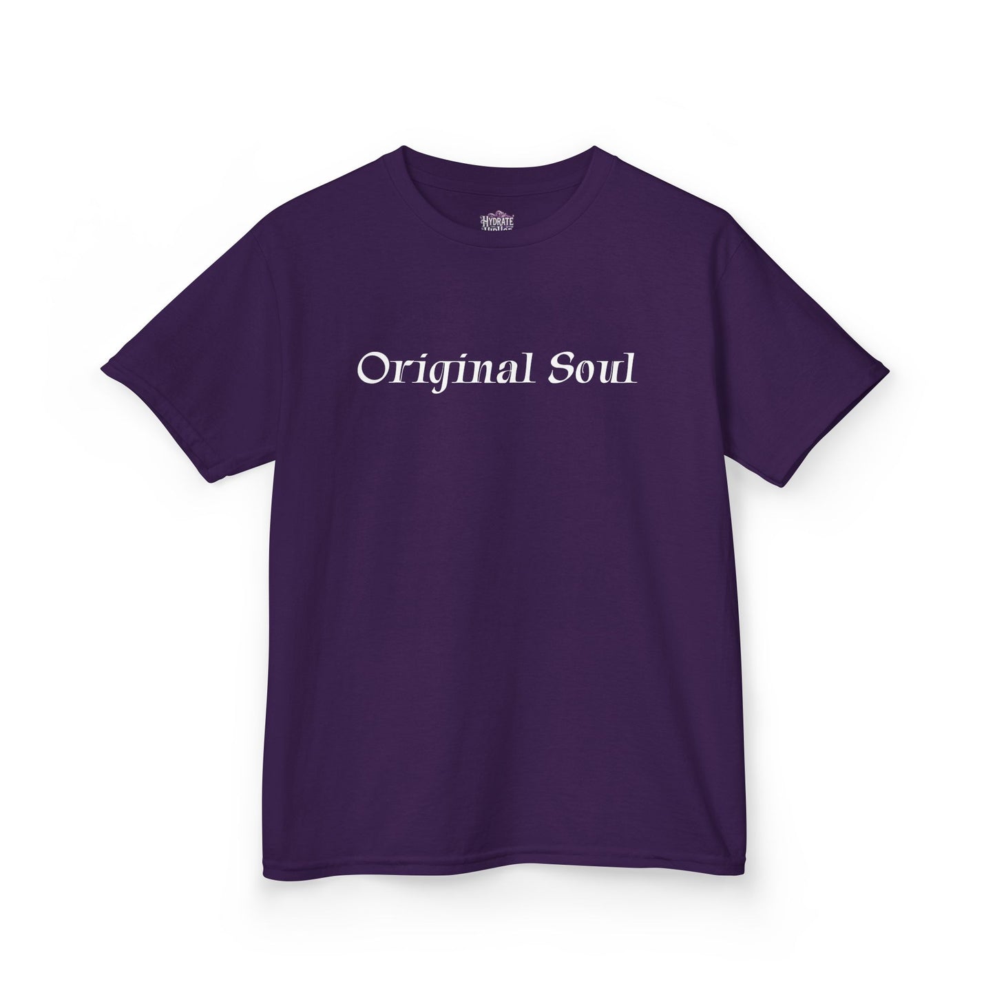 Kids Tee — "Original Soul" Front, "Hydrate Hip-Hop" Back Artistic Graphic