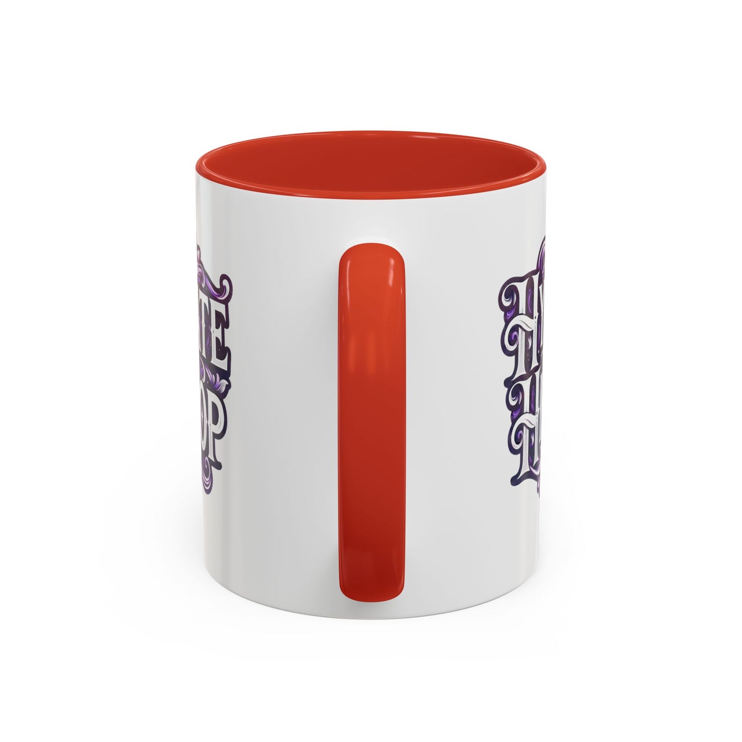 Hydrate Hip Hop Accent Coffee Mug — Purple Typography Tea & Coffee Cup (11/15oz)