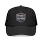 Hydrate Hip Hop Trucker Hat - Retro Script Foam Mesh Cap