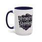 Hydrate Hip Hop Accent Coffee Mug – Retro Script Beverage Cup (11/15oz)
