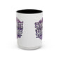 Hydrate Hip Hop Accent Coffee Mug — Purple Typography Tea & Coffee Cup (11/15oz)