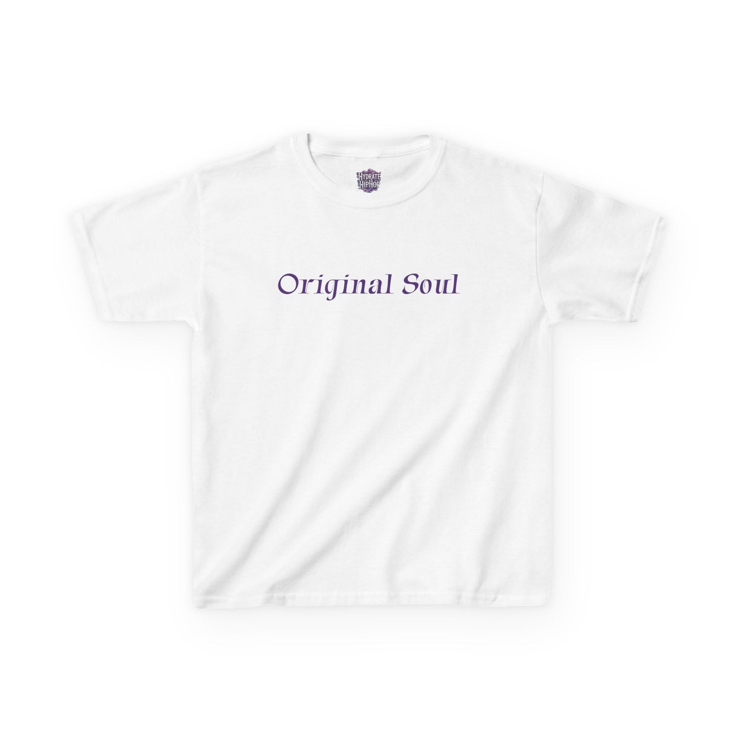 Kids Tee — "Original Soul" Front, "Hydrate Hip-Hop" Back Artistic Graphic