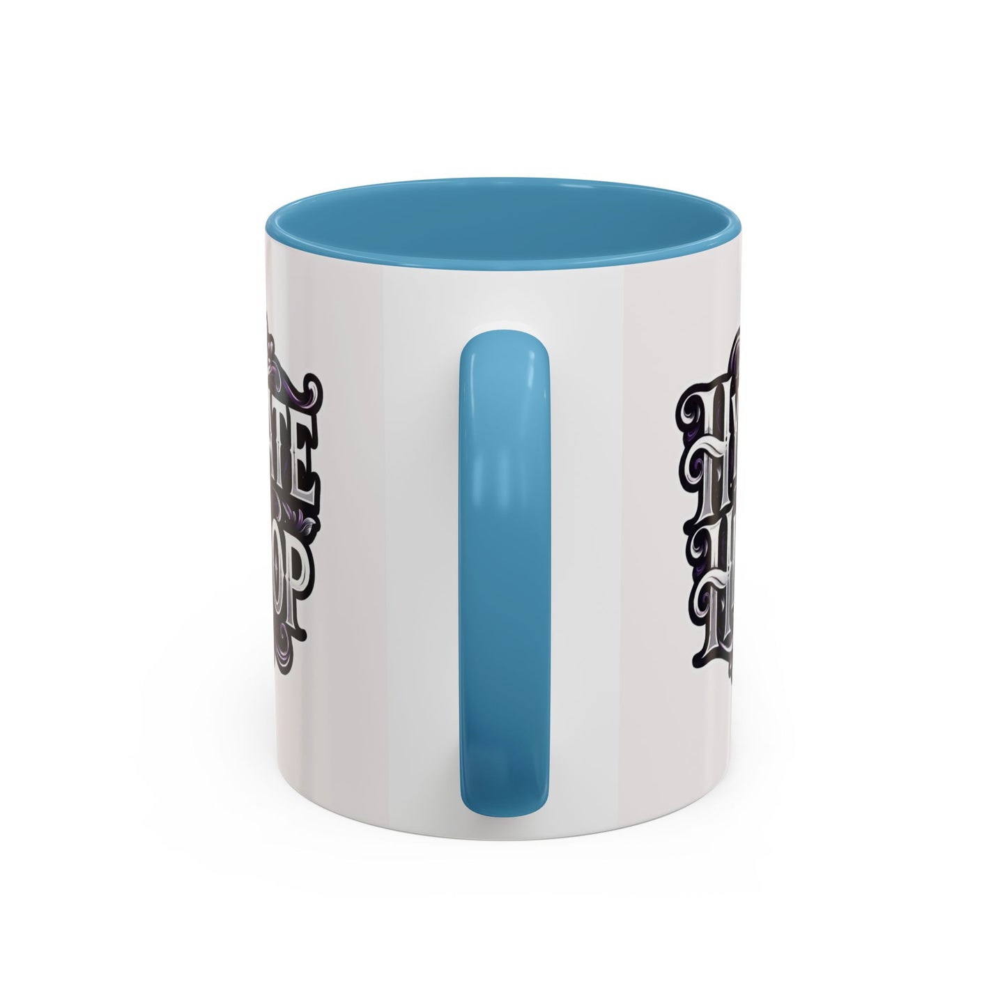 Hydrate Hip Hop Accent Coffee Mug – Retro Script Beverage Cup (11/15oz)