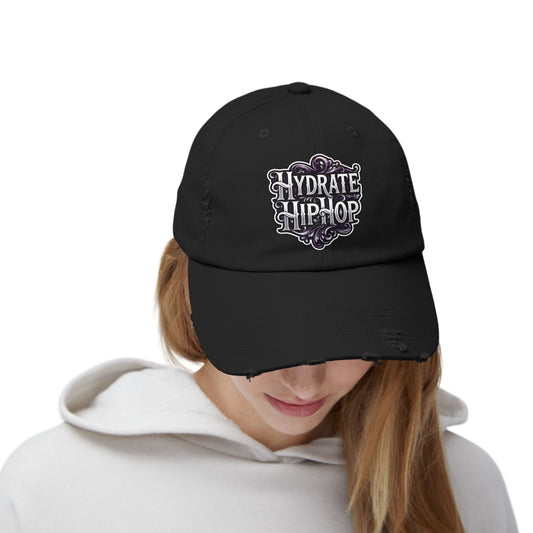 Hydrate Hip Hop Distressed Cap