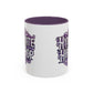 Hydrate Hip Hop Accent Coffee Mug — Purple Typography Tea & Coffee Cup (11/15oz)