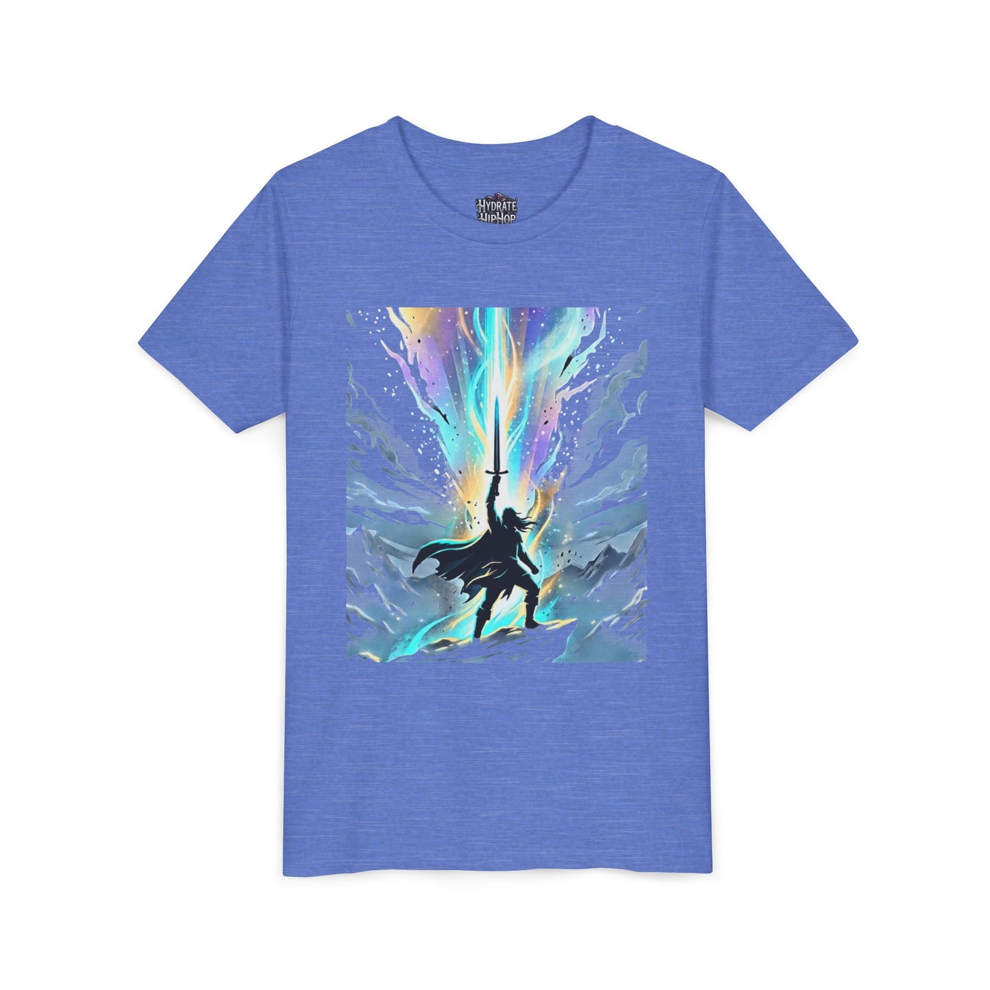 Youth Tee — Guardian of Light Fantasy Sword Graphic
