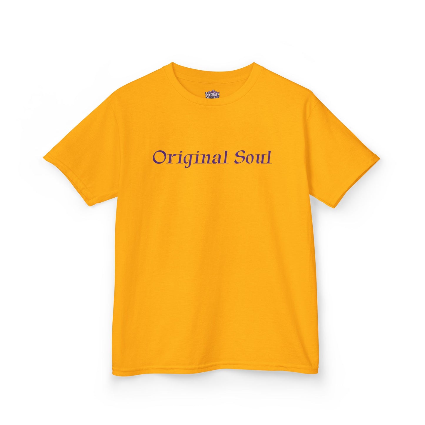 Kids Tee — "Original Soul" Front, "Hydrate Hip-Hop" Back Artistic Graphic