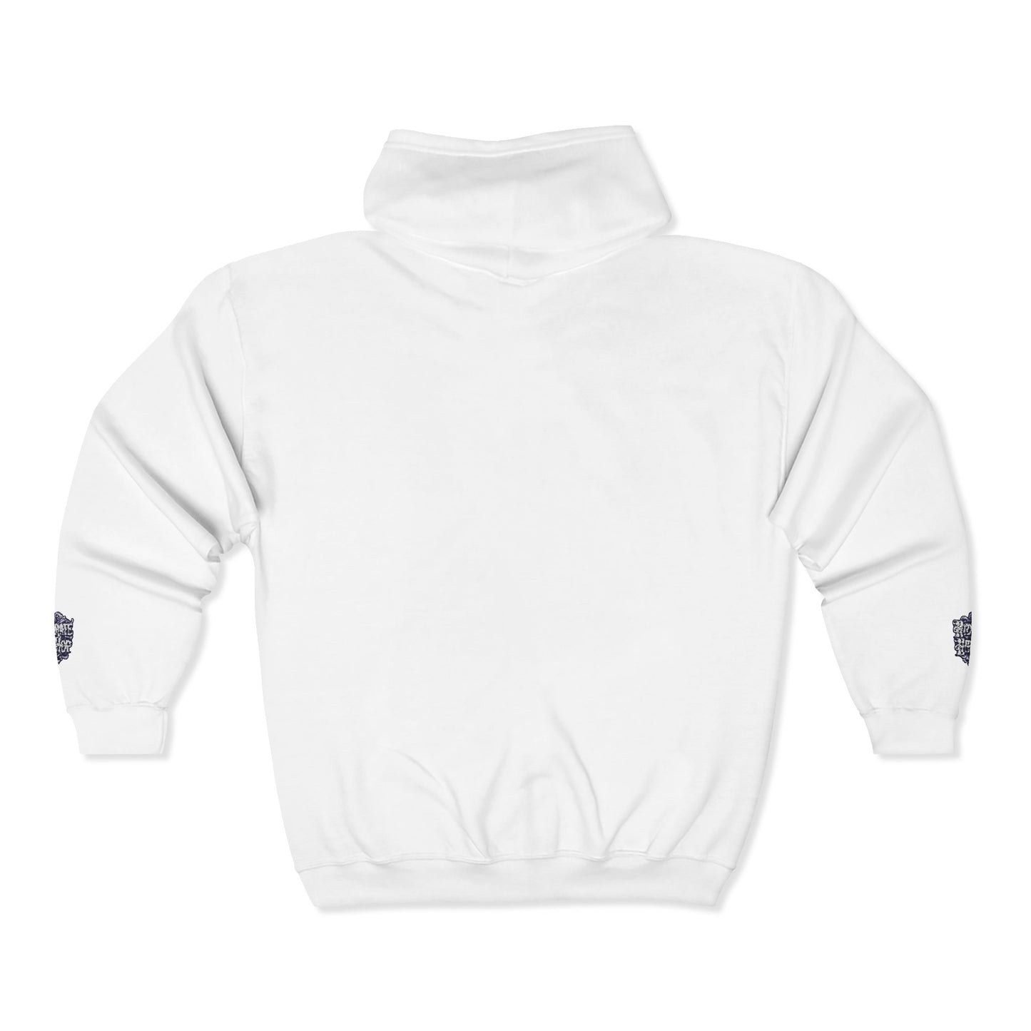 Original Soul Zip Hoodie — Minimal Embroidered Full-Zip Sweatshirt