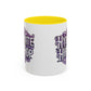 Hydrate Hip Hop Accent Coffee Mug — Purple Typography Tea & Coffee Cup (11/15oz)