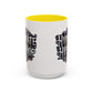 Hydrate Hip Hop Accent Coffee Mug – Retro Script Beverage Cup (11/15oz)