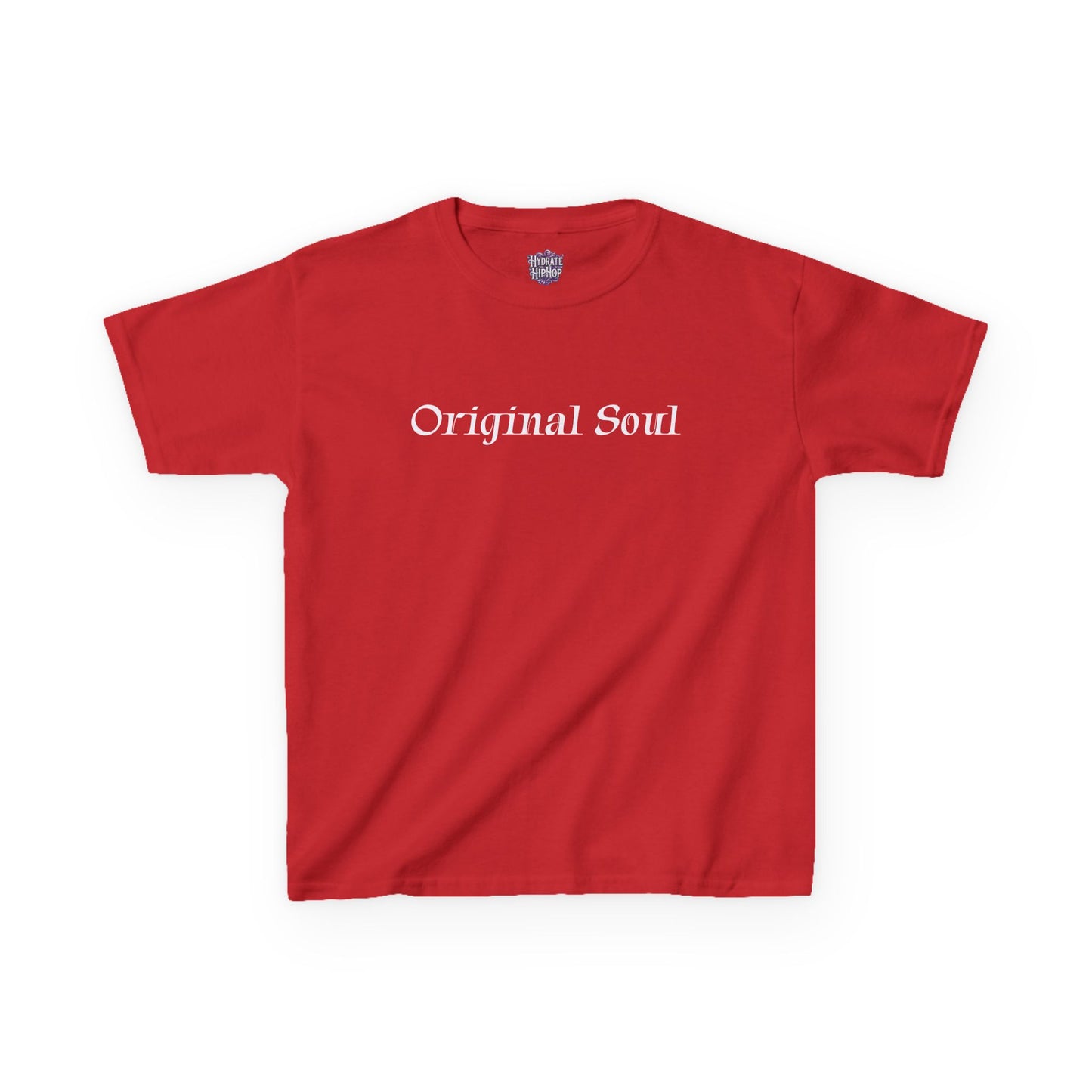 Kids Tee — "Original Soul" Front, "Hydrate Hip-Hop" Back Artistic Graphic