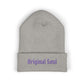 Original Soul Embroidered Beanie — Classic Cuffed Knit Hat