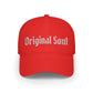 Original Soul Embroidered Baseball Cap — Retro Gothic Script Low-Profile Hat