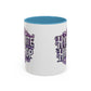 Hydrate Hip Hop Accent Coffee Mug — Purple Typography Tea & Coffee Cup (11/15oz)
