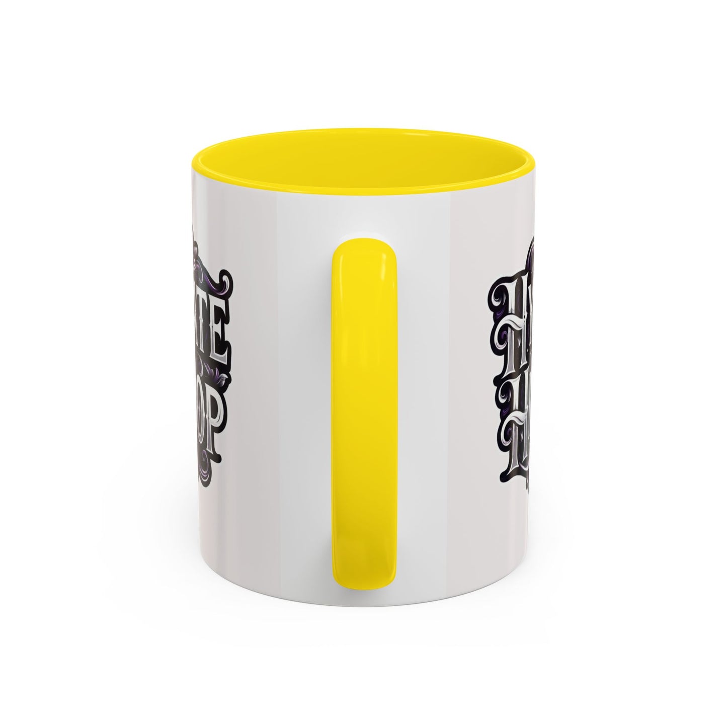 Hydrate Hip Hop Accent Coffee Mug – Retro Script Beverage Cup (11/15oz)