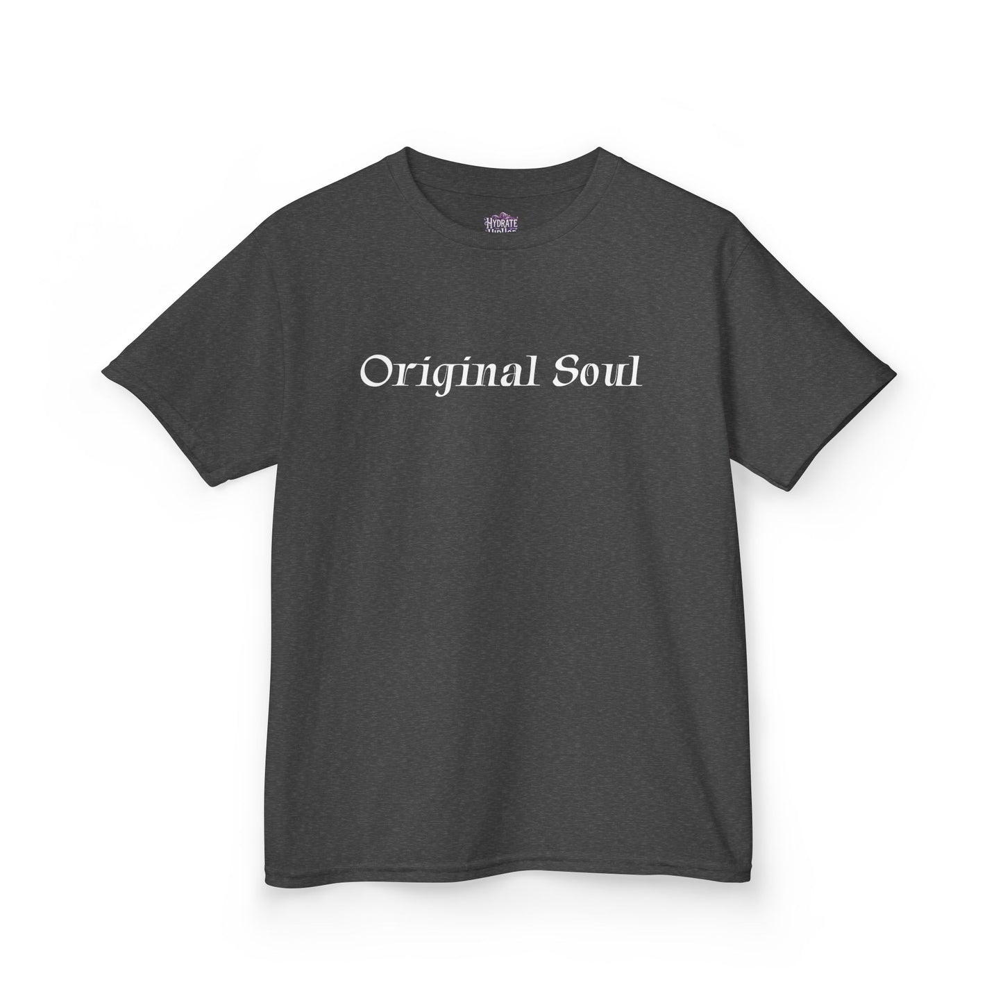 Kids Tee — "Original Soul" Front, "Hydrate Hip-Hop" Back Artistic Graphic