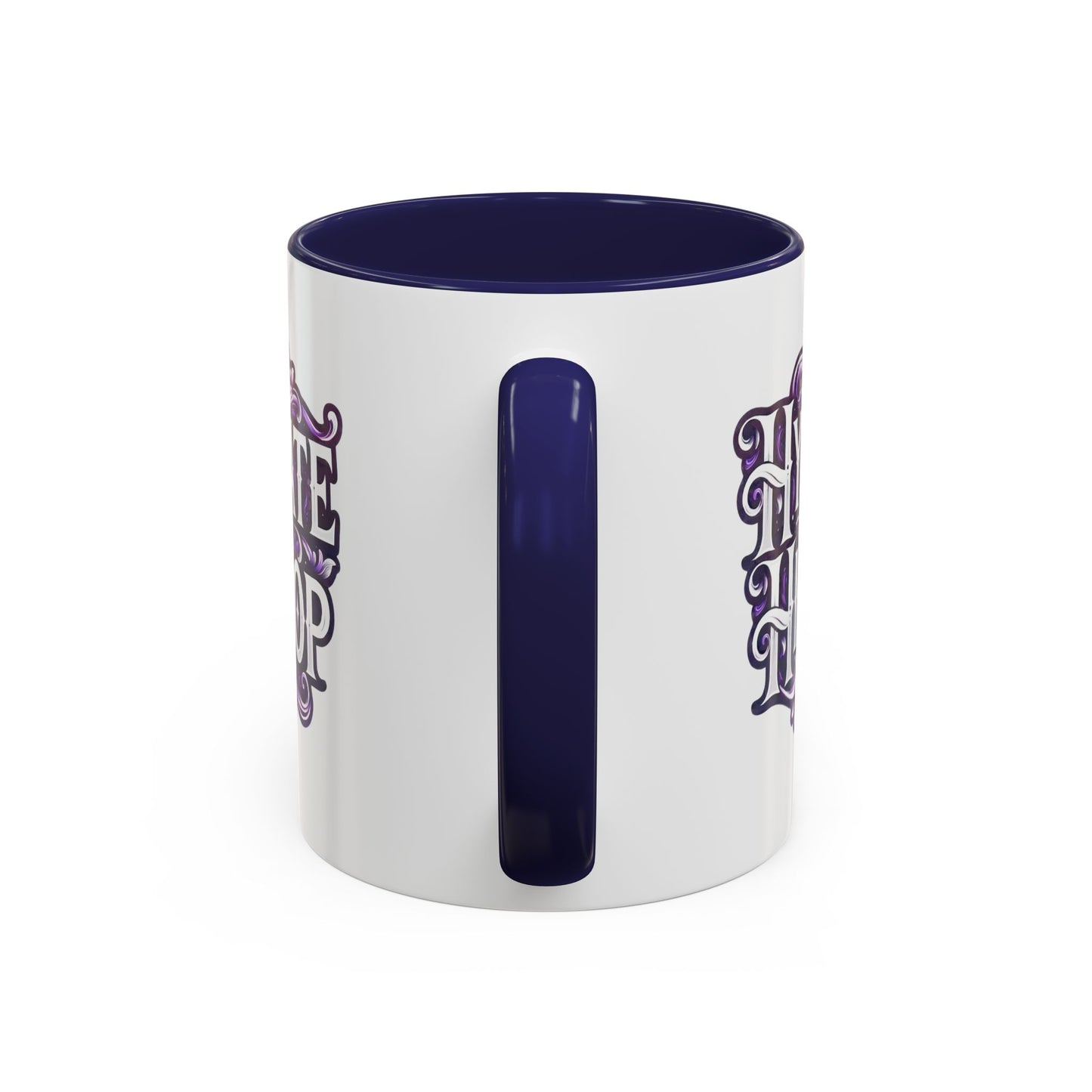 Hydrate Hip Hop Accent Coffee Mug — Purple Typography Tea & Coffee Cup (11/15oz)