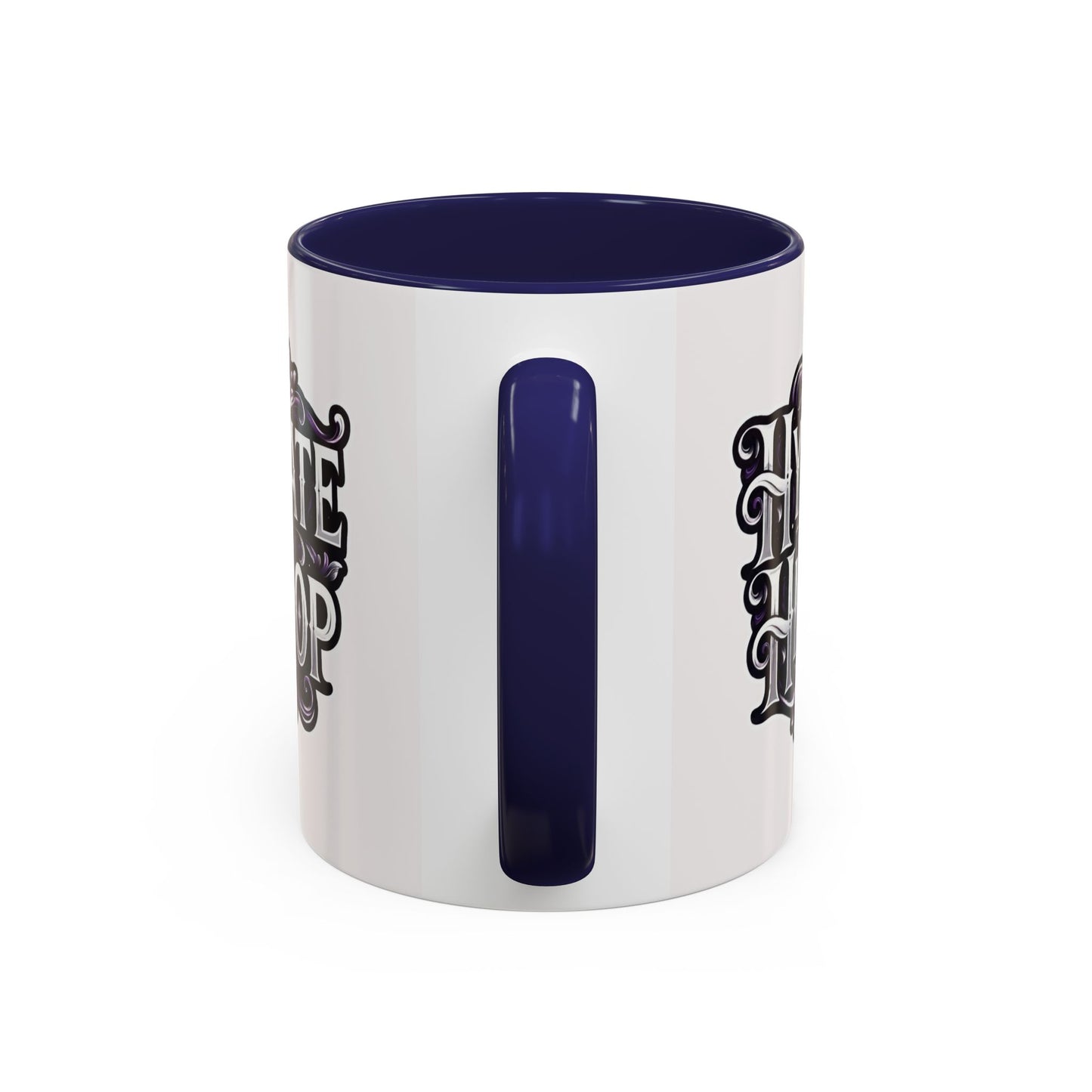 Hydrate Hip Hop Accent Coffee Mug – Retro Script Beverage Cup (11/15oz)