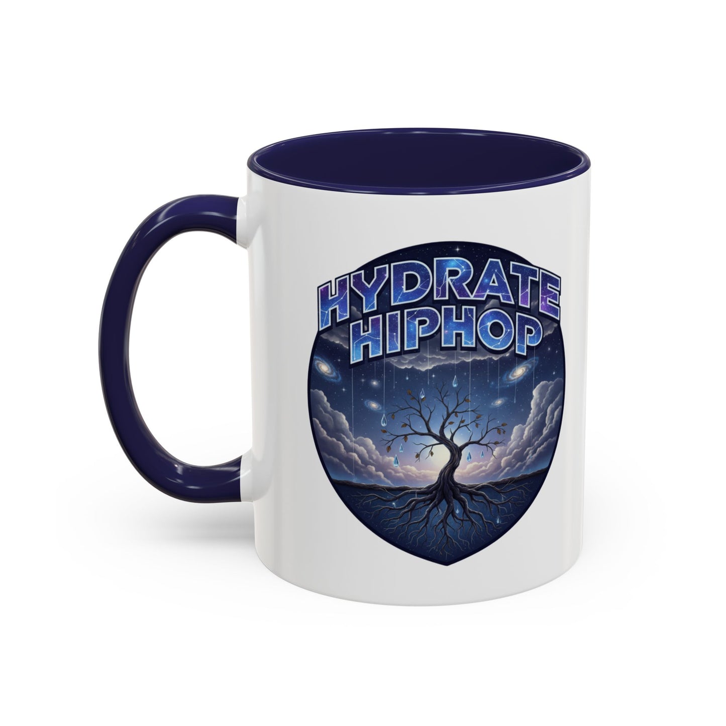 Hydrate HipHop Coffee Mug — Cosmic Tree Accent Mug (11/15oz)