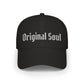 Original Soul Embroidered Baseball Cap — Retro Gothic Script Low-Profile Hat