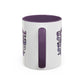 Hydrate Hip Hop Accent Coffee Mug — Purple Typography Tea & Coffee Cup (11/15oz)