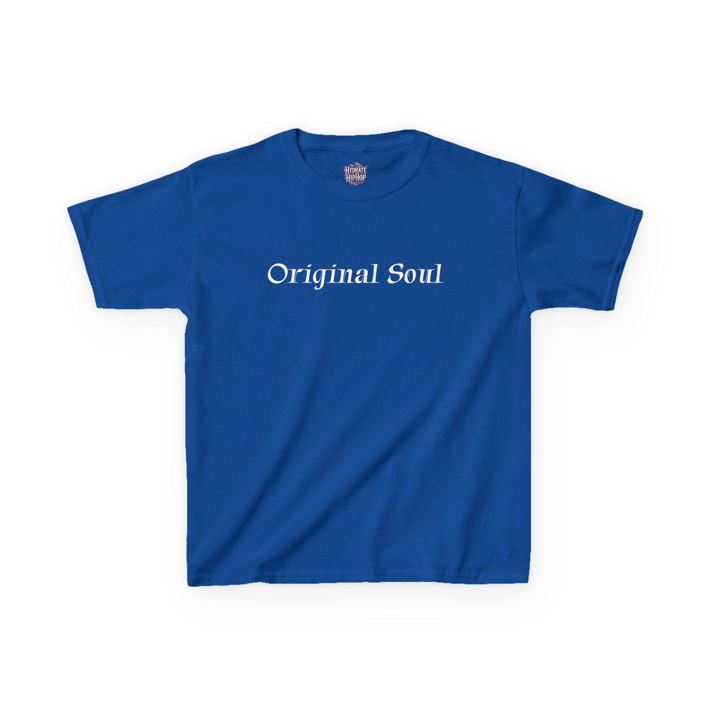Kids Tee — "Original Soul" Front, "Hydrate Hip-Hop" Back Artistic Graphic
