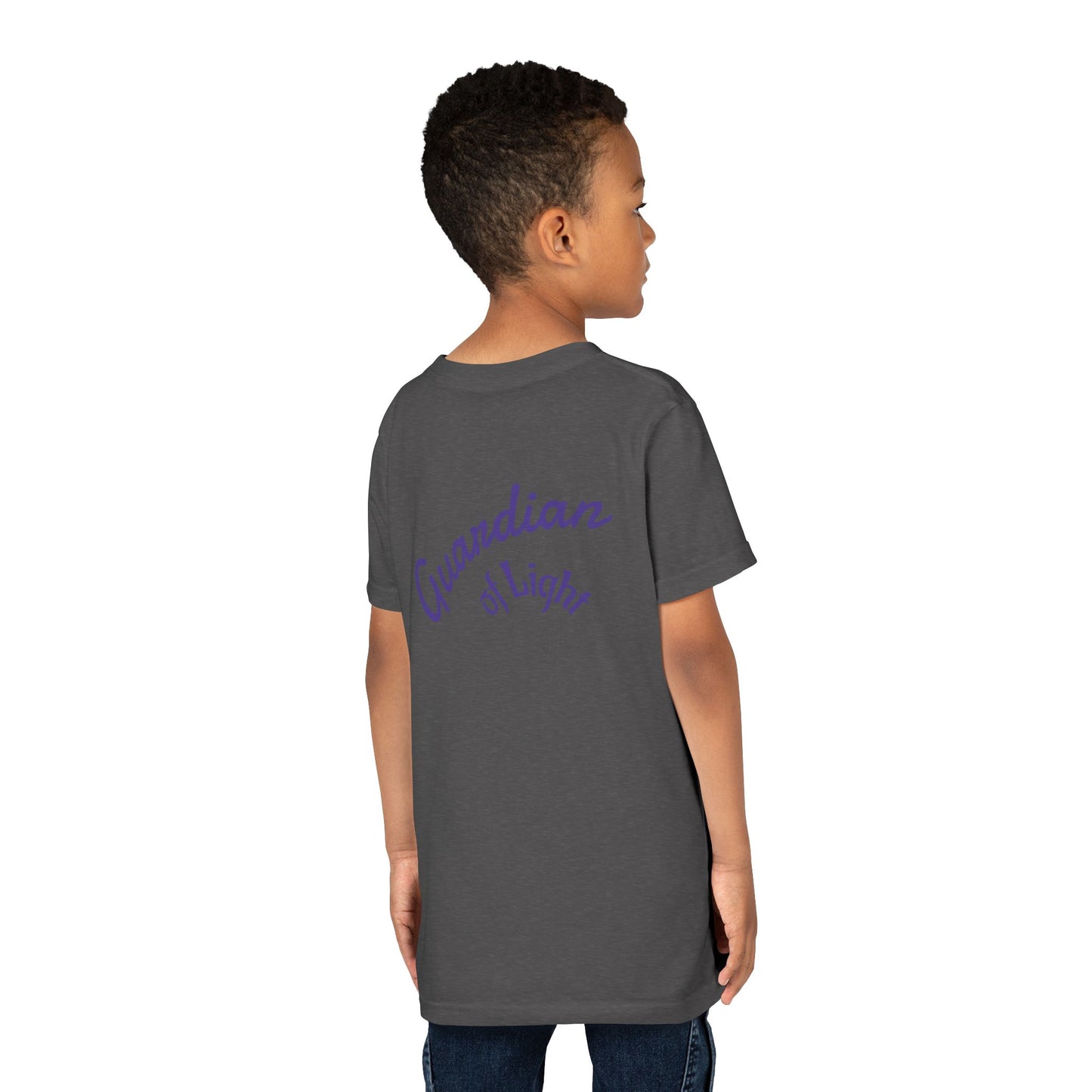 Youth Tee — Guardian of Light Fantasy Sword Graphic