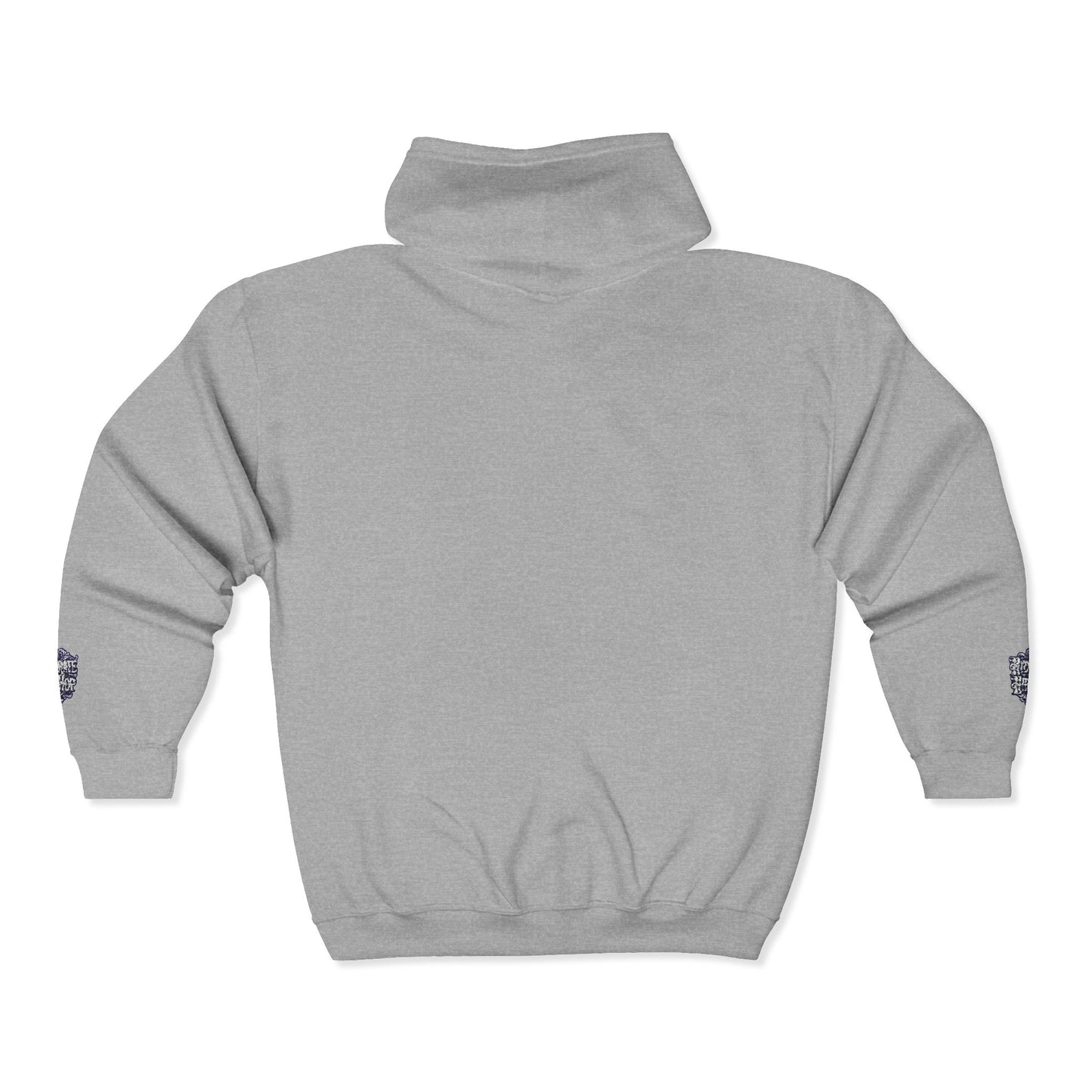 Original Soul Zip Hoodie — Minimal Embroidered Full-Zip Sweatshirt