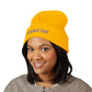 Original Soul Embroidered Beanie — Classic Cuffed Knit Hat