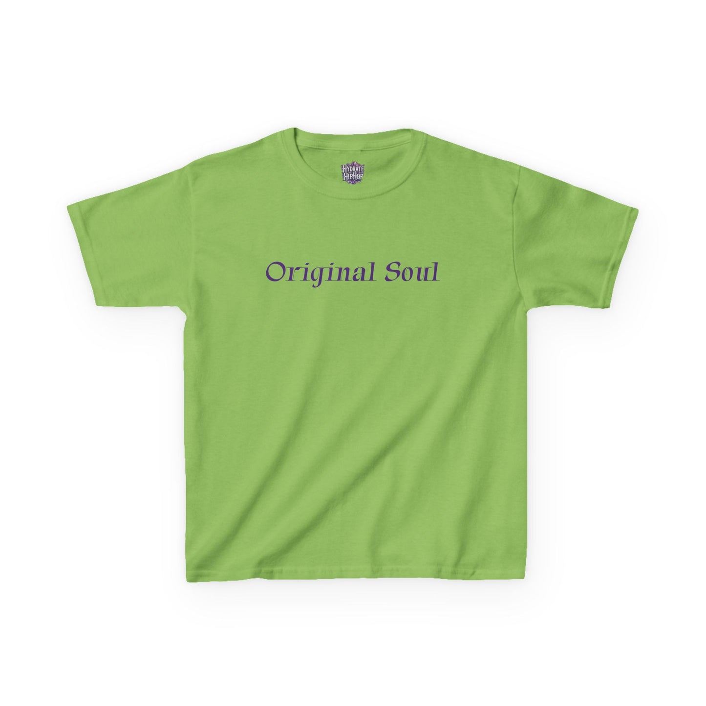 Kids Tee — "Original Soul" Front, "Hydrate Hip-Hop" Back Artistic Graphic