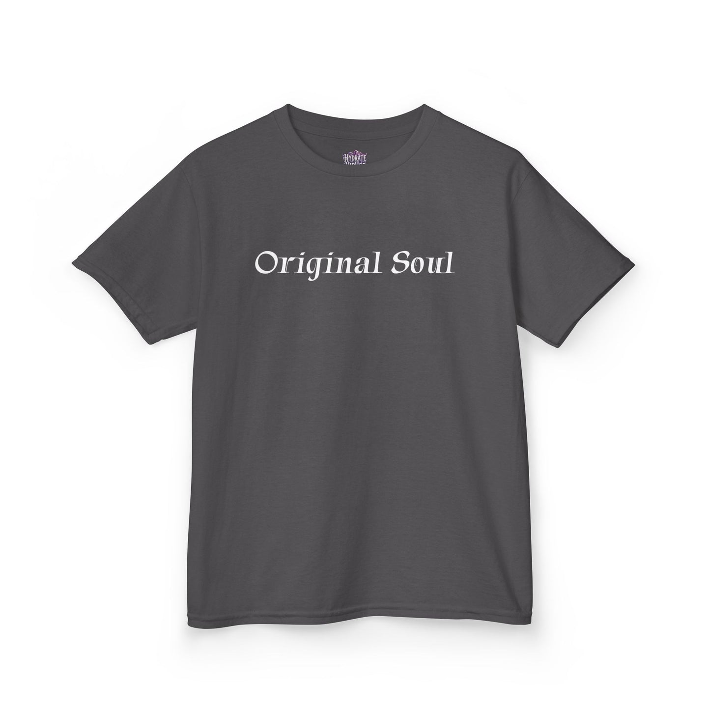 Kids Tee — "Original Soul" Front, "Hydrate Hip-Hop" Back Artistic Graphic