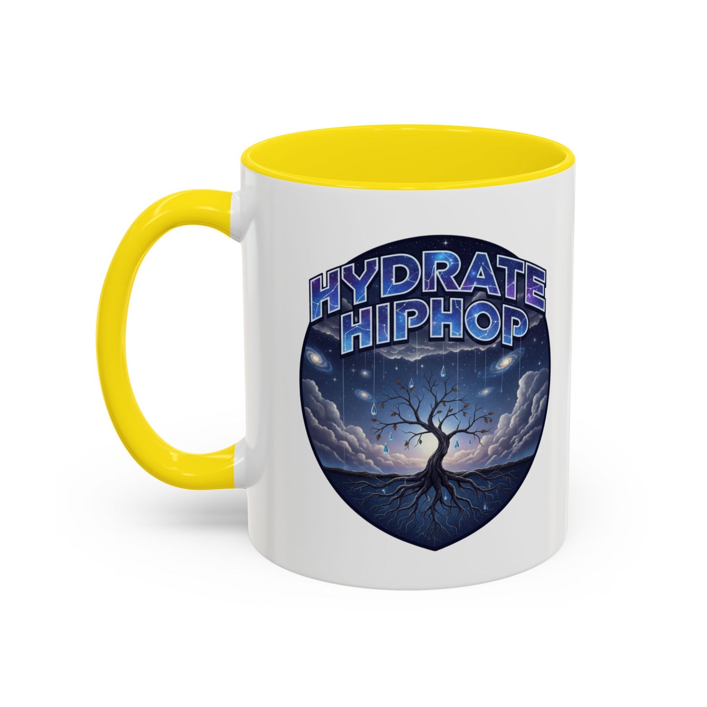 Hydrate HipHop Coffee Mug — Cosmic Tree Accent Mug (11/15oz)
