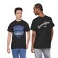Hydrate Hip Hop Tee — 'Hydrate HipHop' Night Sky Graphic T-Shirt (Guardian of Light on Back)
