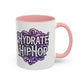 Hydrate Hip Hop Accent Coffee Mug — Purple Typography Tea & Coffee Cup (11/15oz)