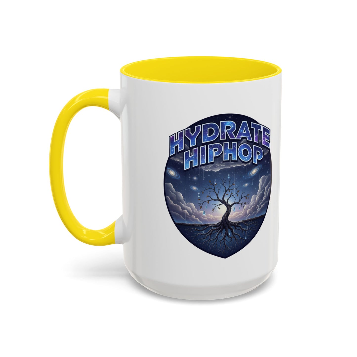 Hydrate HipHop Coffee Mug — Cosmic Tree Accent Mug (11/15oz)